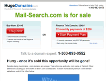 Tablet Screenshot of mail-search.com